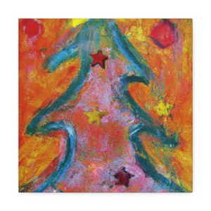 Christmas Tree Wonderment - Canvas