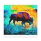 "Majestic Bison Splendor" - Canvas