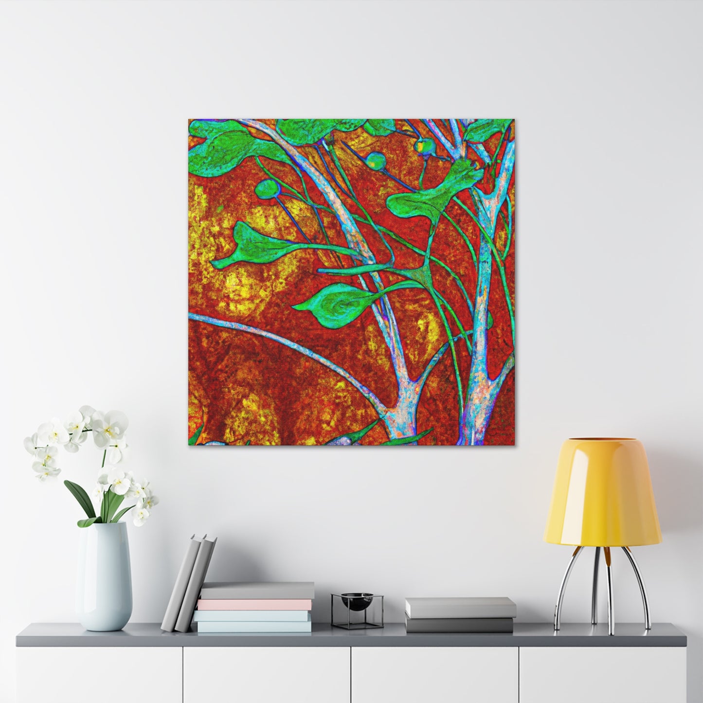 "Dogwood in Art Nouveau" - Canvas