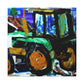 "Tractor in Bloomfield" - Canvas