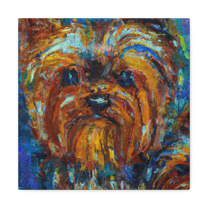 Dancing Yorkshire Terriers - Canvas