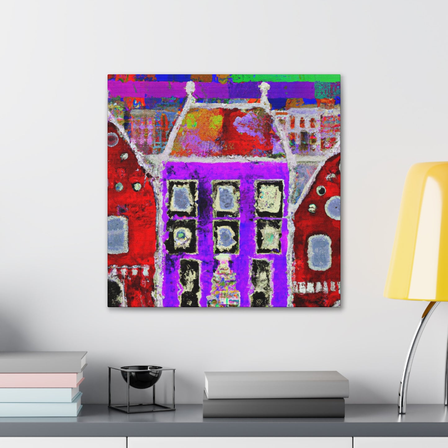 City Square Pop Mosaic - Canvas