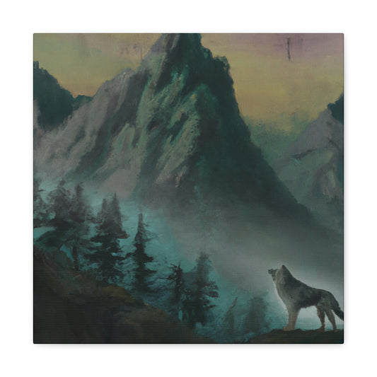 Wolf in Reverie. - Canvas