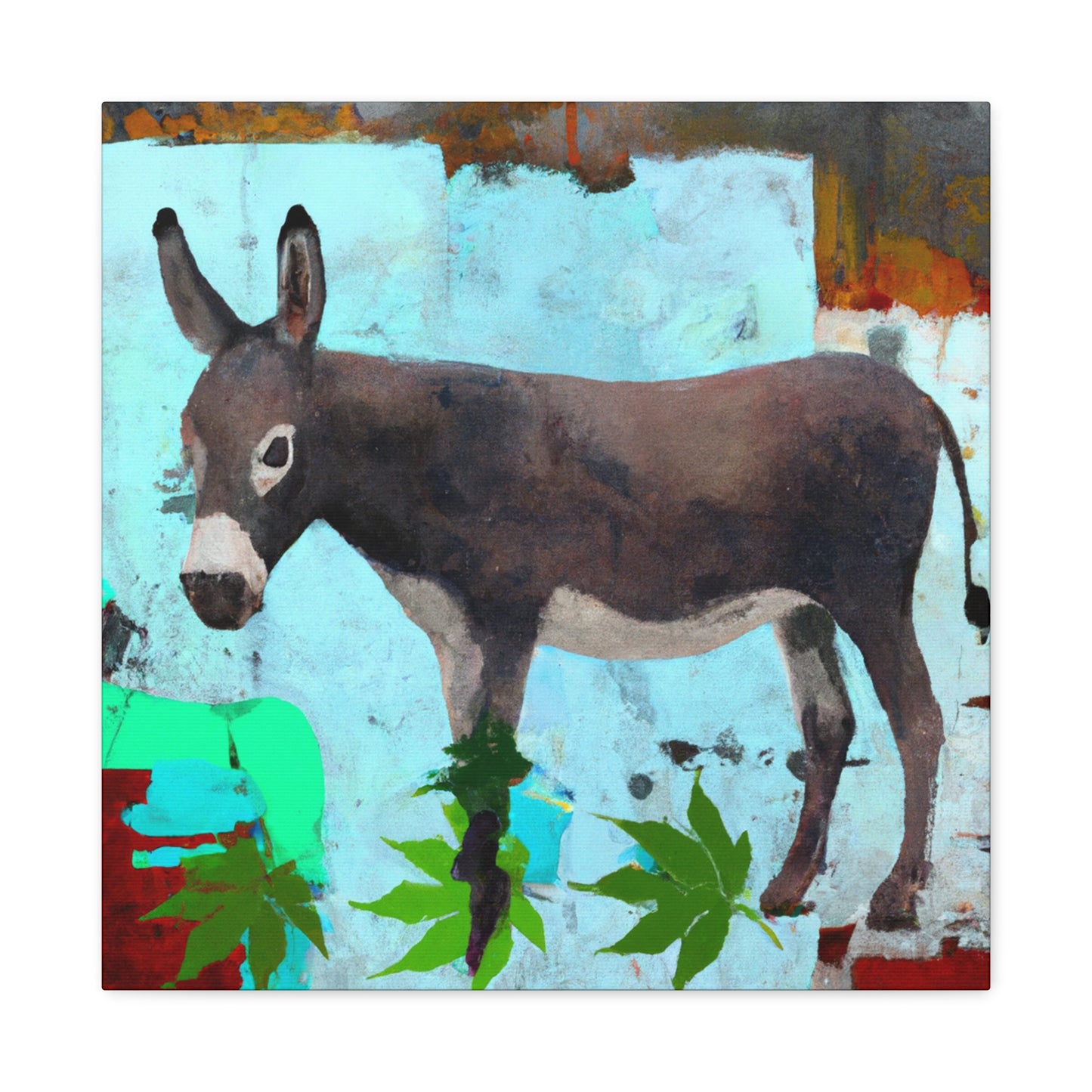 Ode to Donkey Art - Canvas