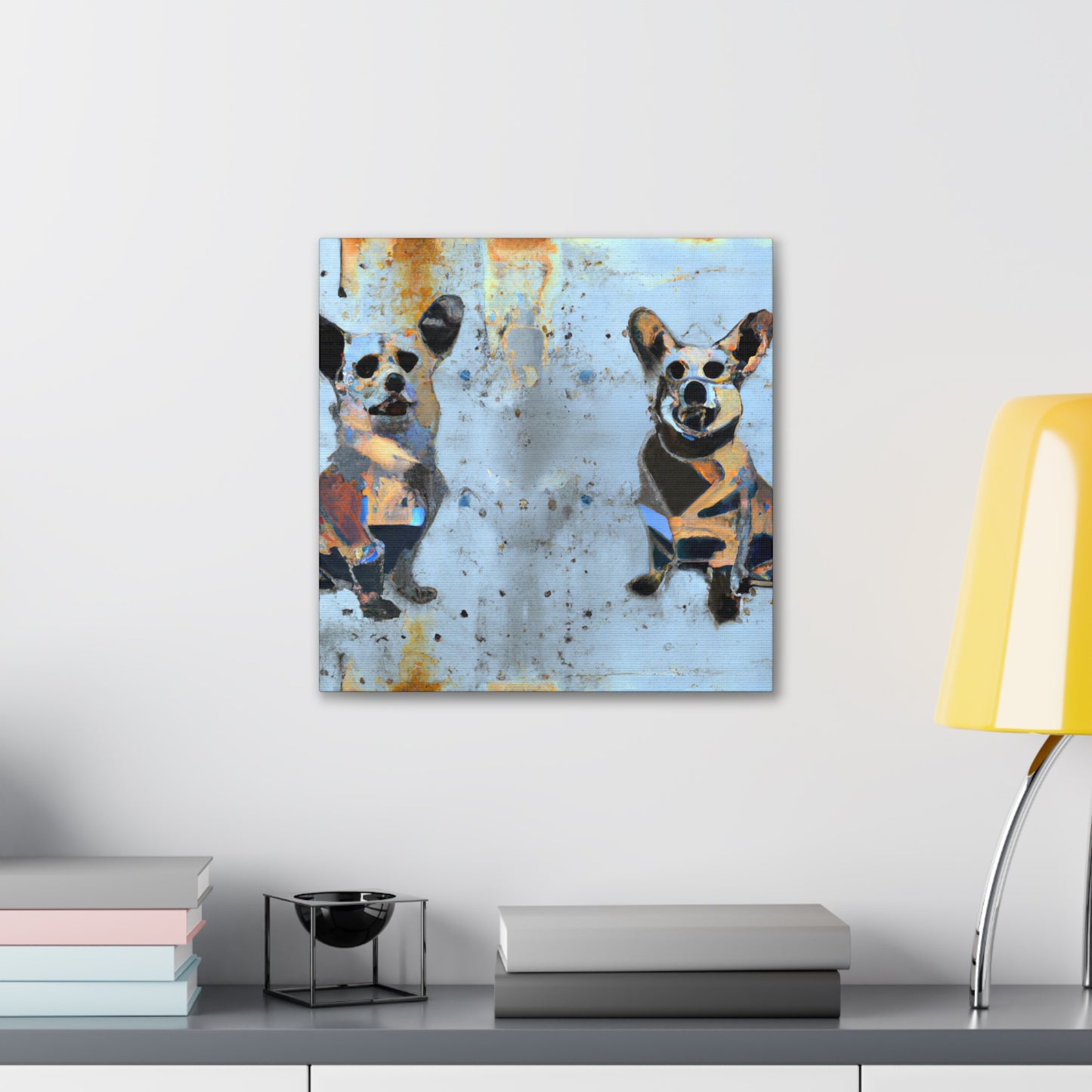 Corgi's Surreal Dream - Canvas