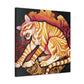 Tasmanian Tiger Mirage - Canvas