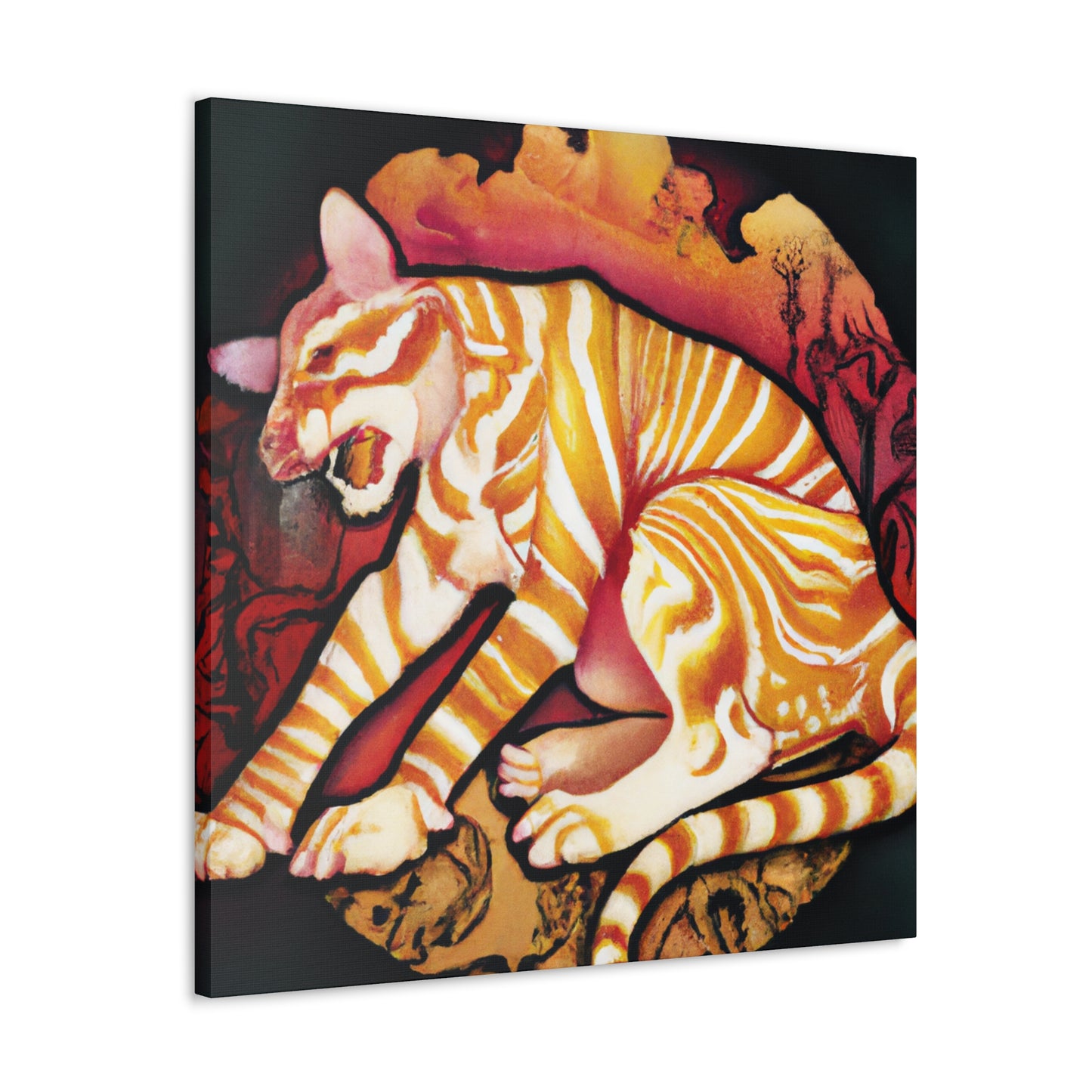 Tasmanian Tiger Mirage - Canvas