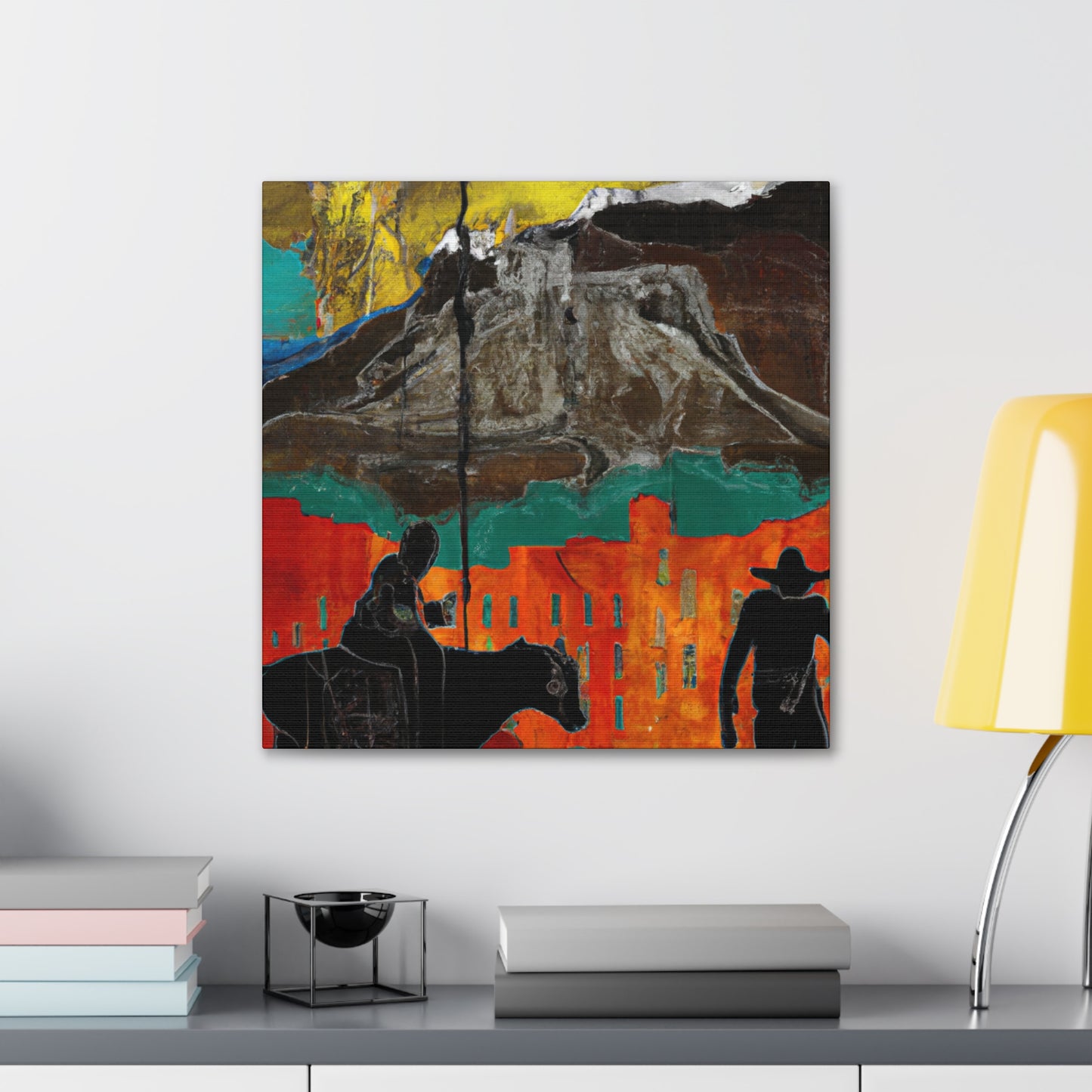 Western Landscape Splendor - Canvas