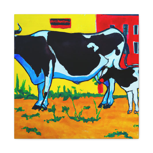 Cow Folklore Mural - Canvas