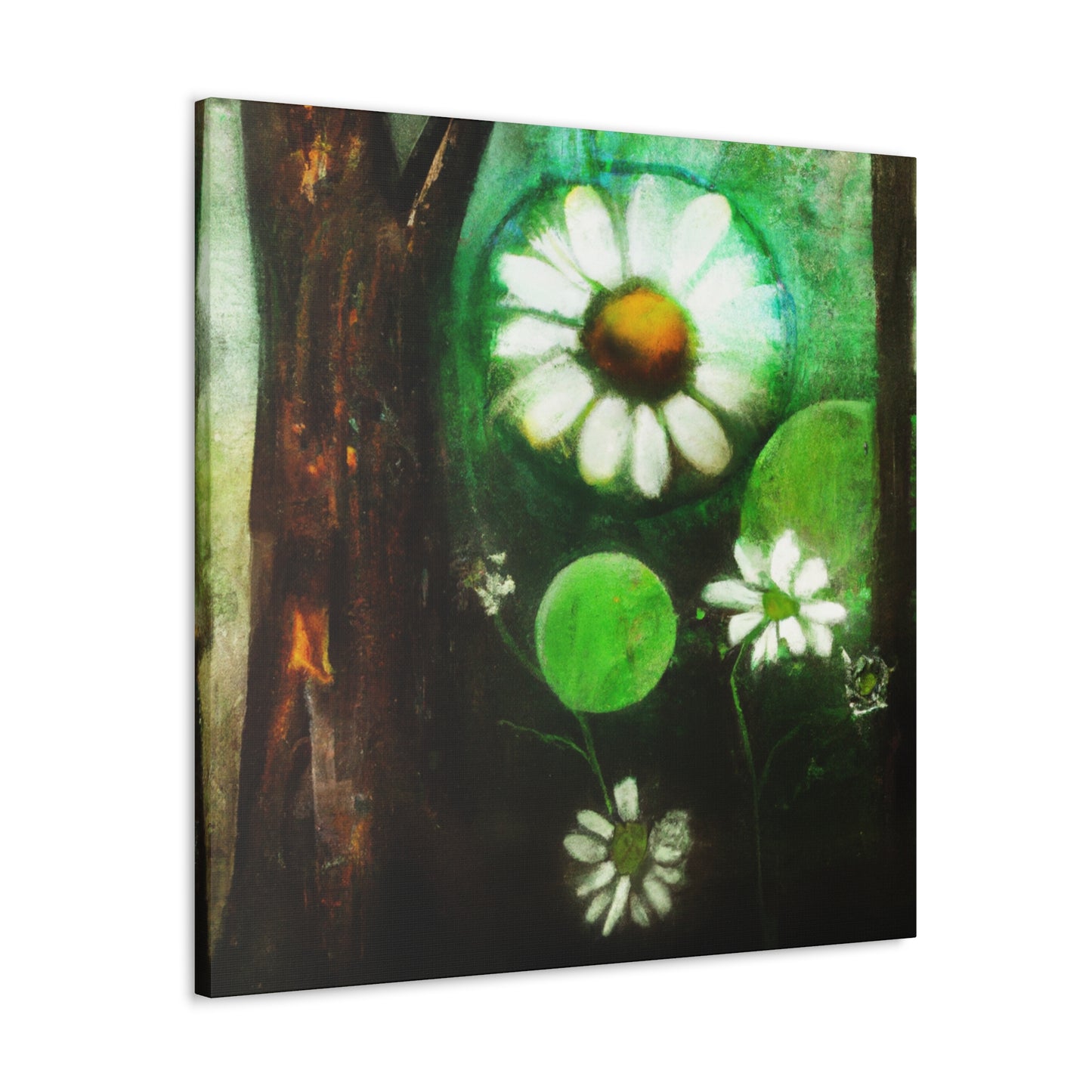 Daisy in Pristine Bloom - Canvas