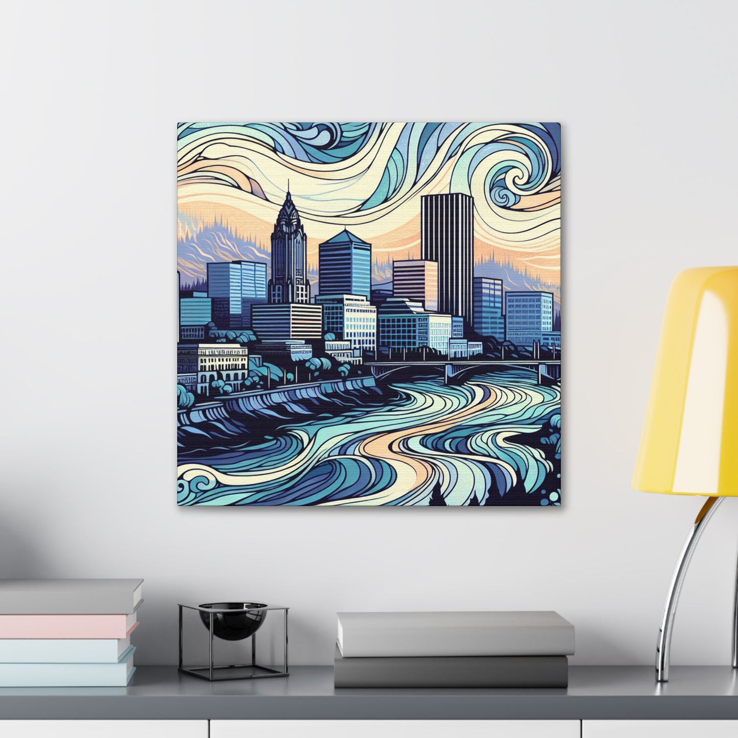 "Emerald City Rhapsody" - Canvas