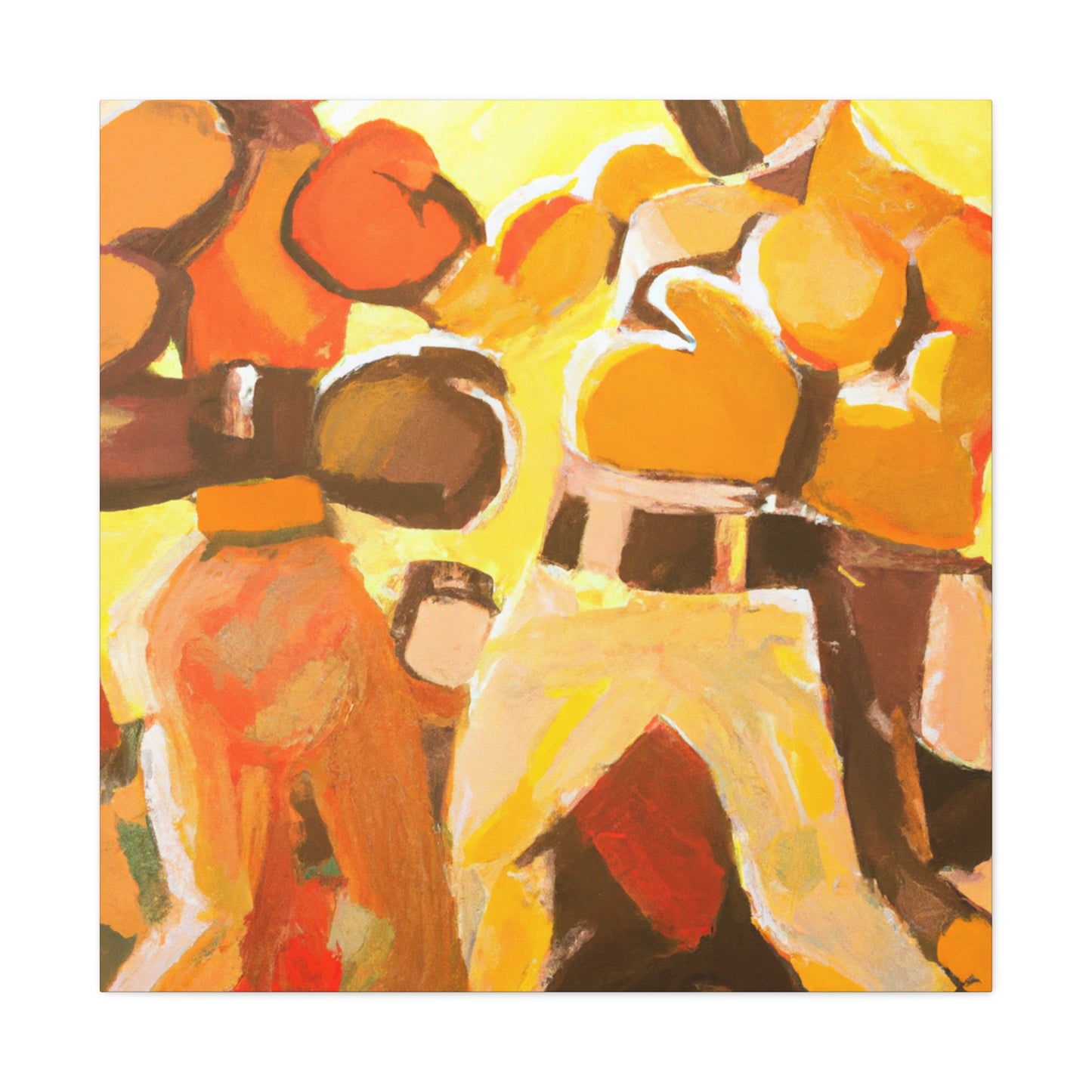 Boxers in the Ring - Canvas