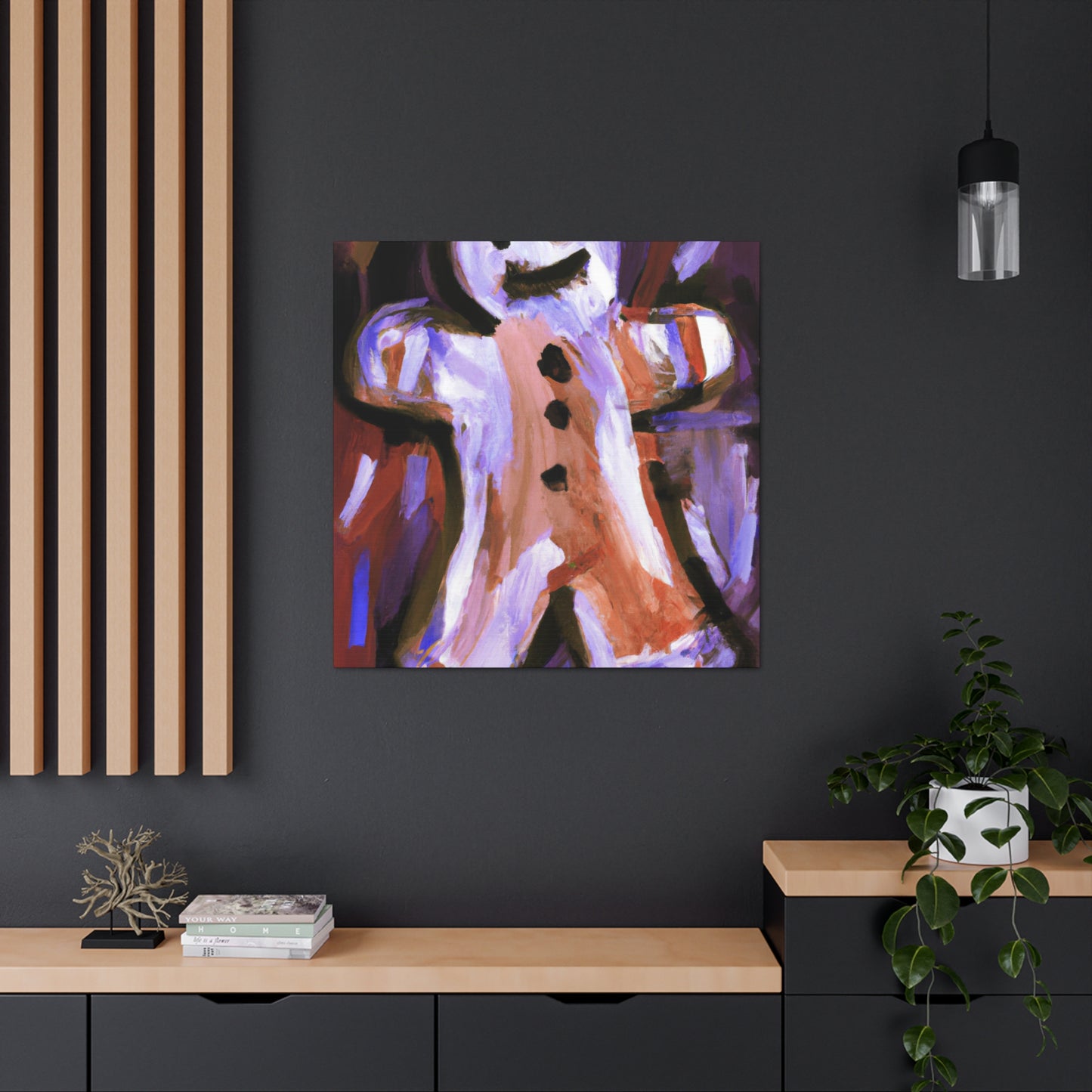 "Gingerbread Man Unleashed" - Canvas