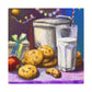 Milk and Cookies Feast - Canvas