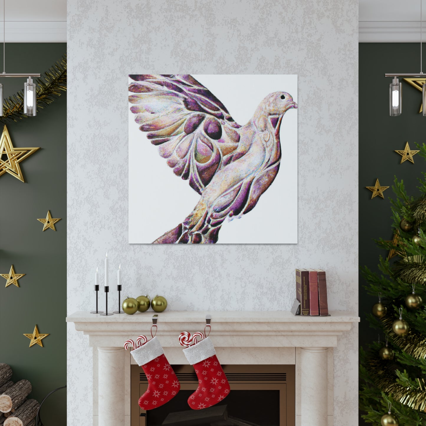 Mourning Dove Reflection - Canvas