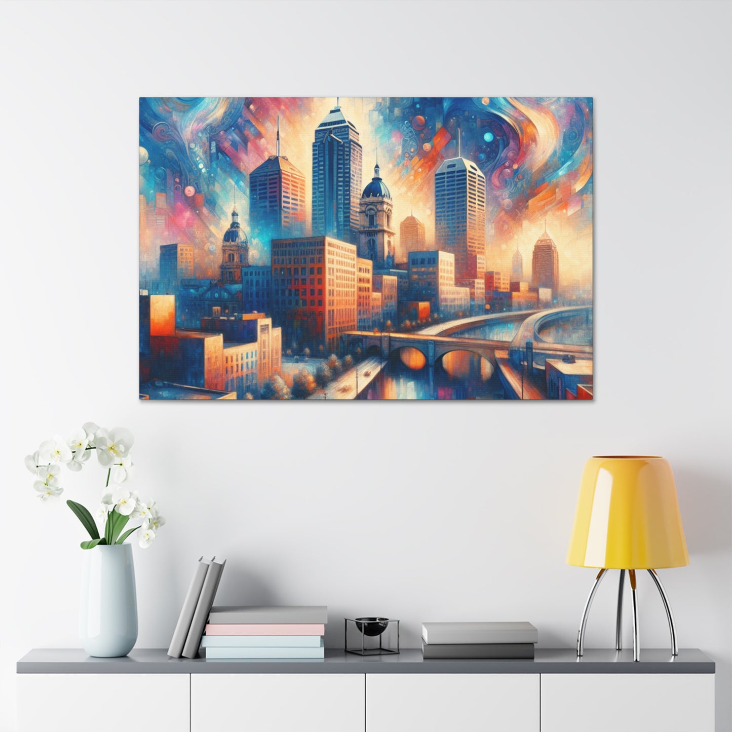 "Urban Impression: Monumental Serenity" - Canvas