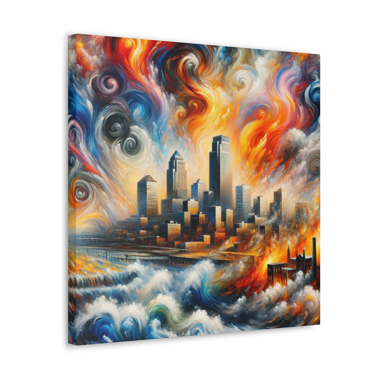 "Apocalyptic Urban Resurgence" - Canvas