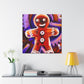 Gingerbread Man Steampunk - Canvas