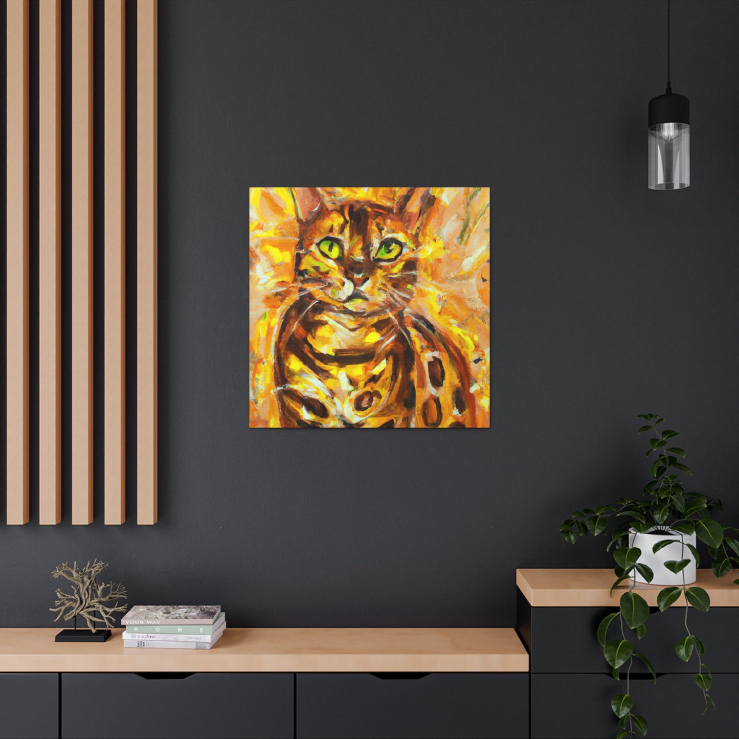 Bengal in Expressionism - Canvas