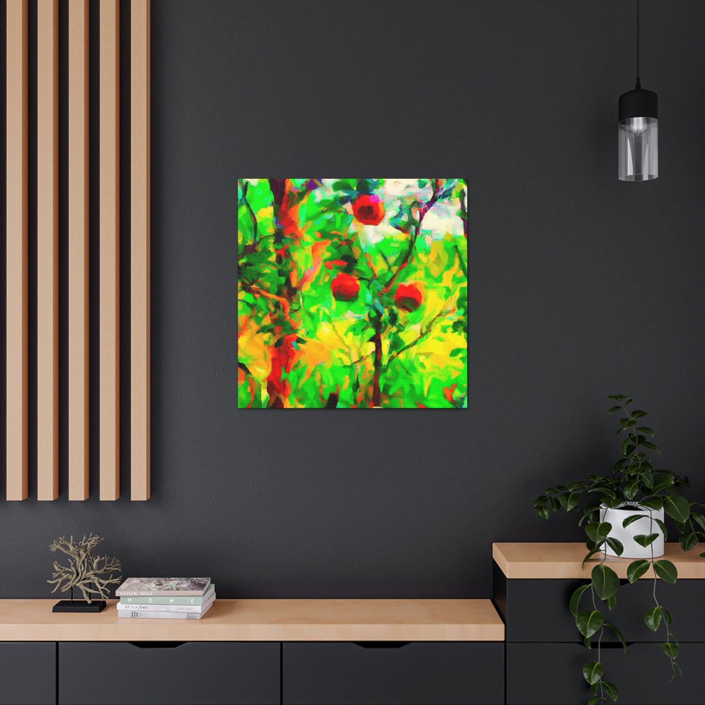 "Apple Tree Oasis" - Canvas