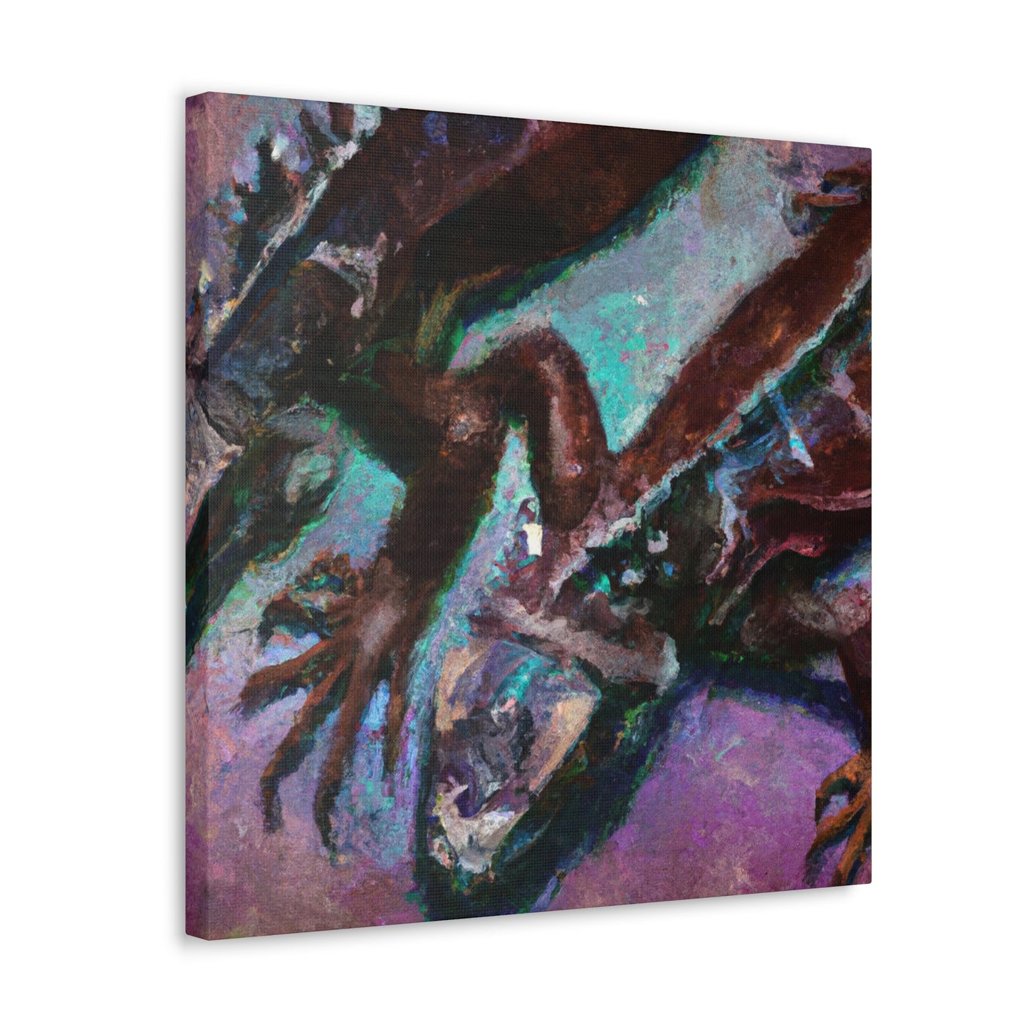 Iguanas in Abstraction - Canvas