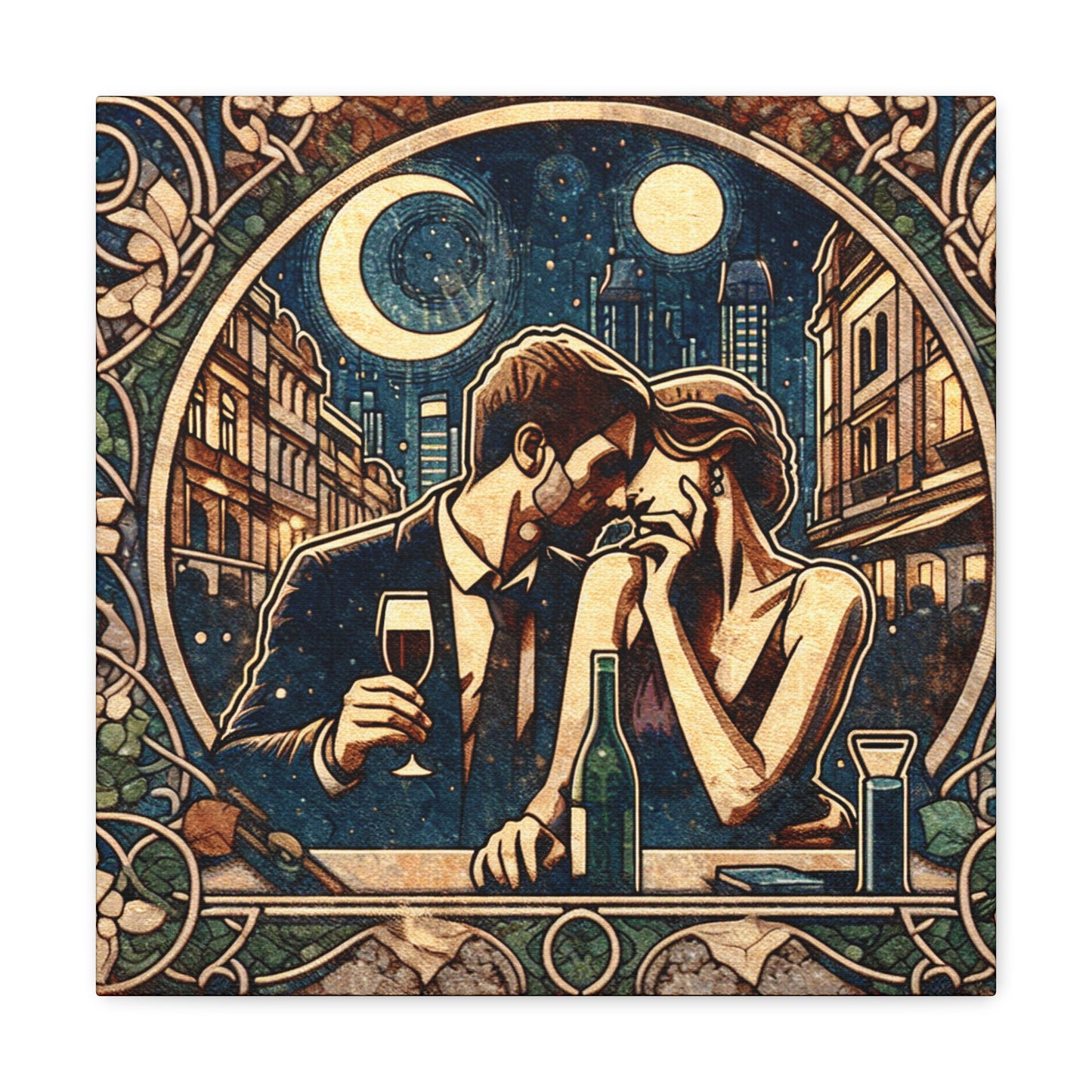 Ethereal Enchantment: Date Night - Canvas