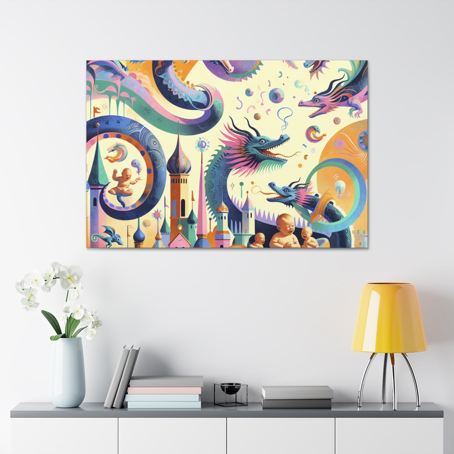 Enchanting Flights of Whimsy - Canvas