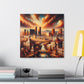 Gilded City Oasis Desire - Canvas