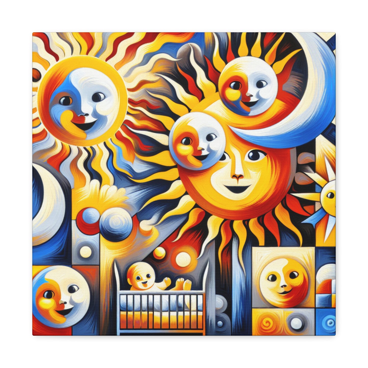 Joyful Celestial Encounters - Canvas