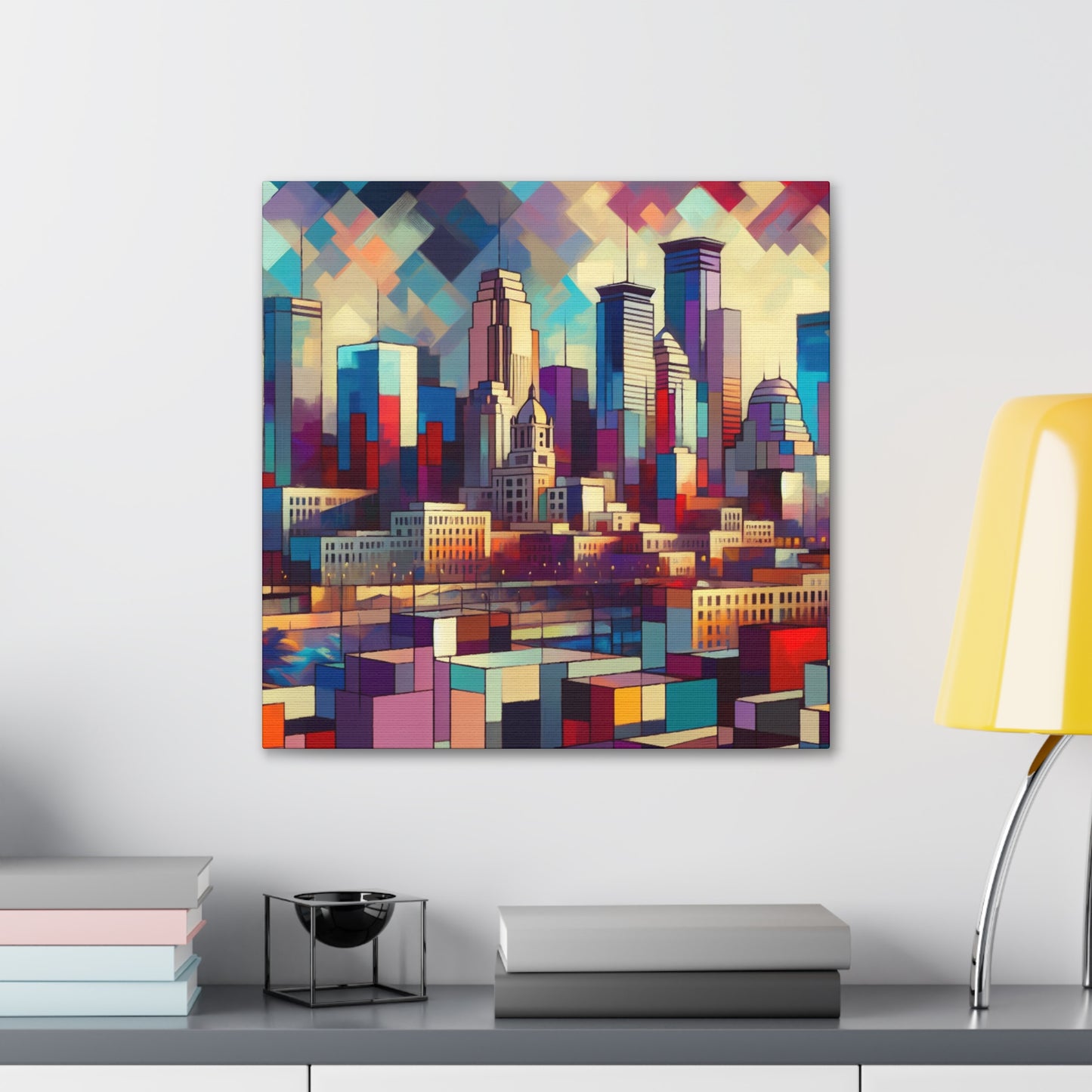 "Vibrant Urban Dreams" - Canvas