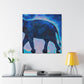 Elephant in Impressionism - Canvas