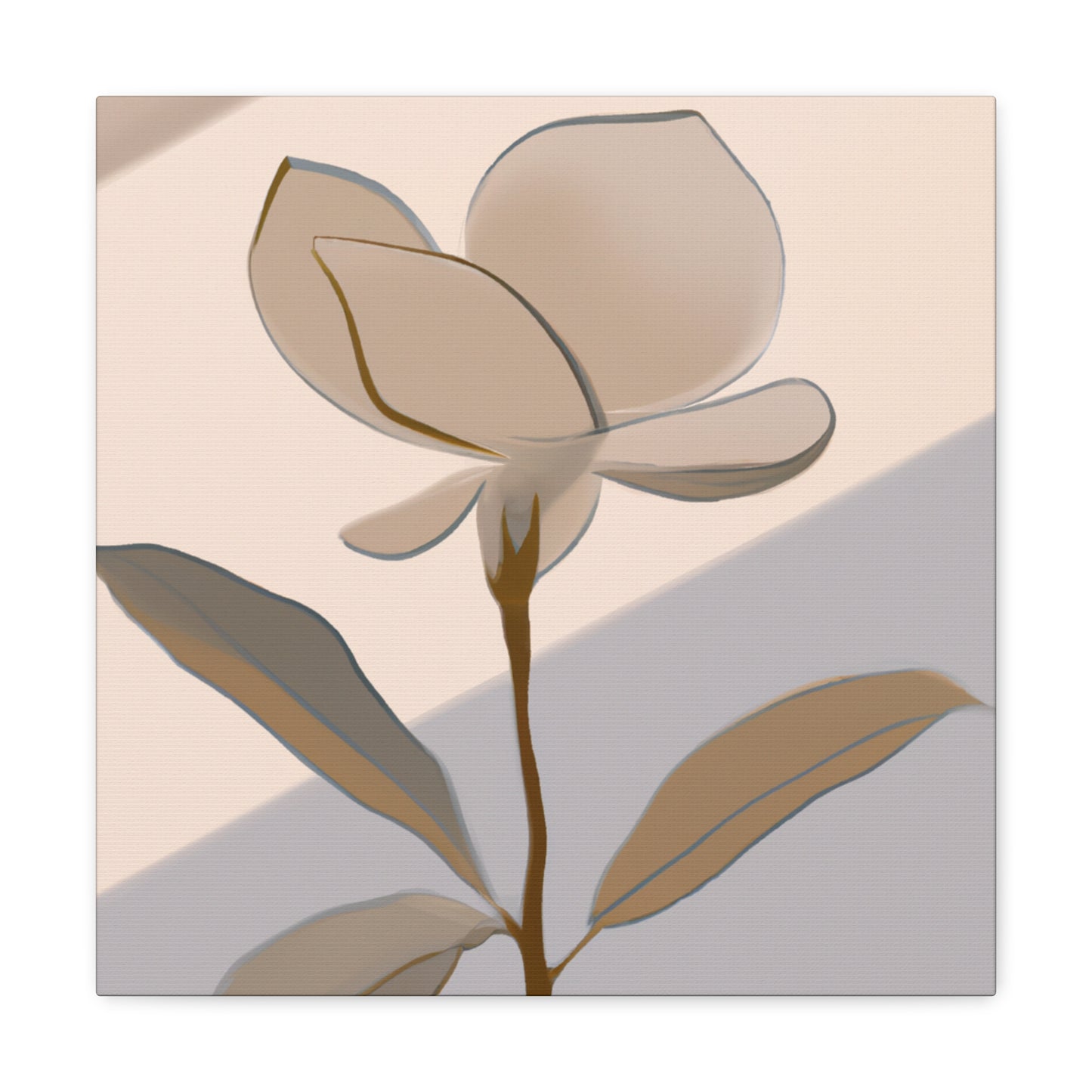 Gardenia in Deco Style - Canvas