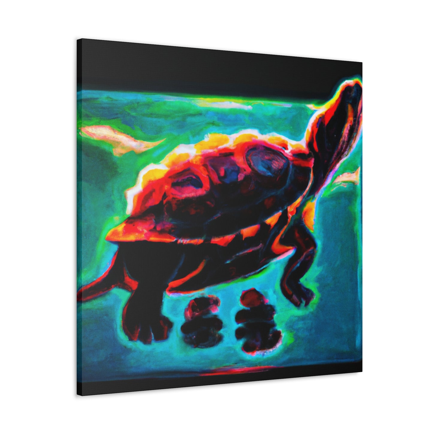 "Turtle of Art Deco" - Canvas