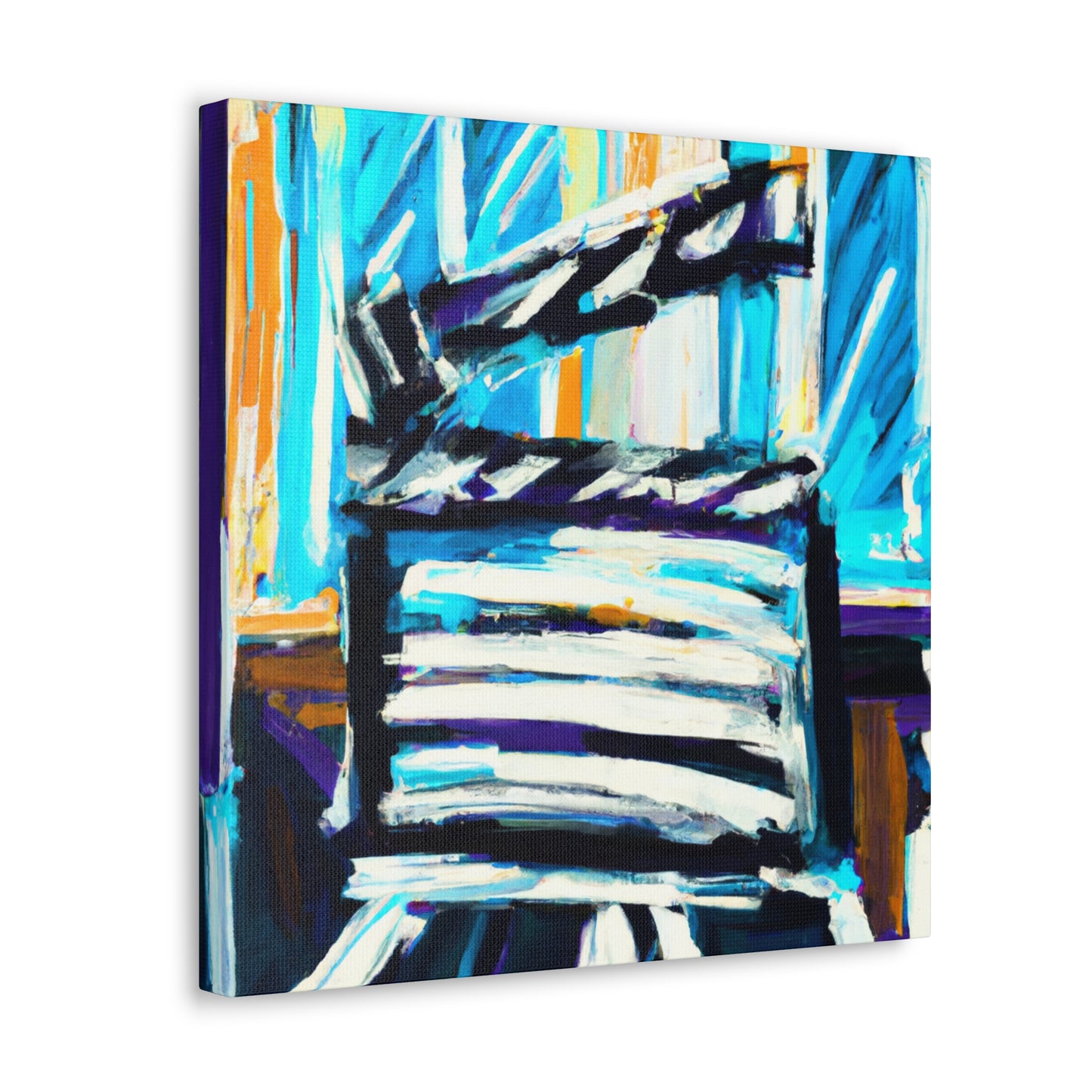 "Clapboard Cinematic Dreaming" - Canvas