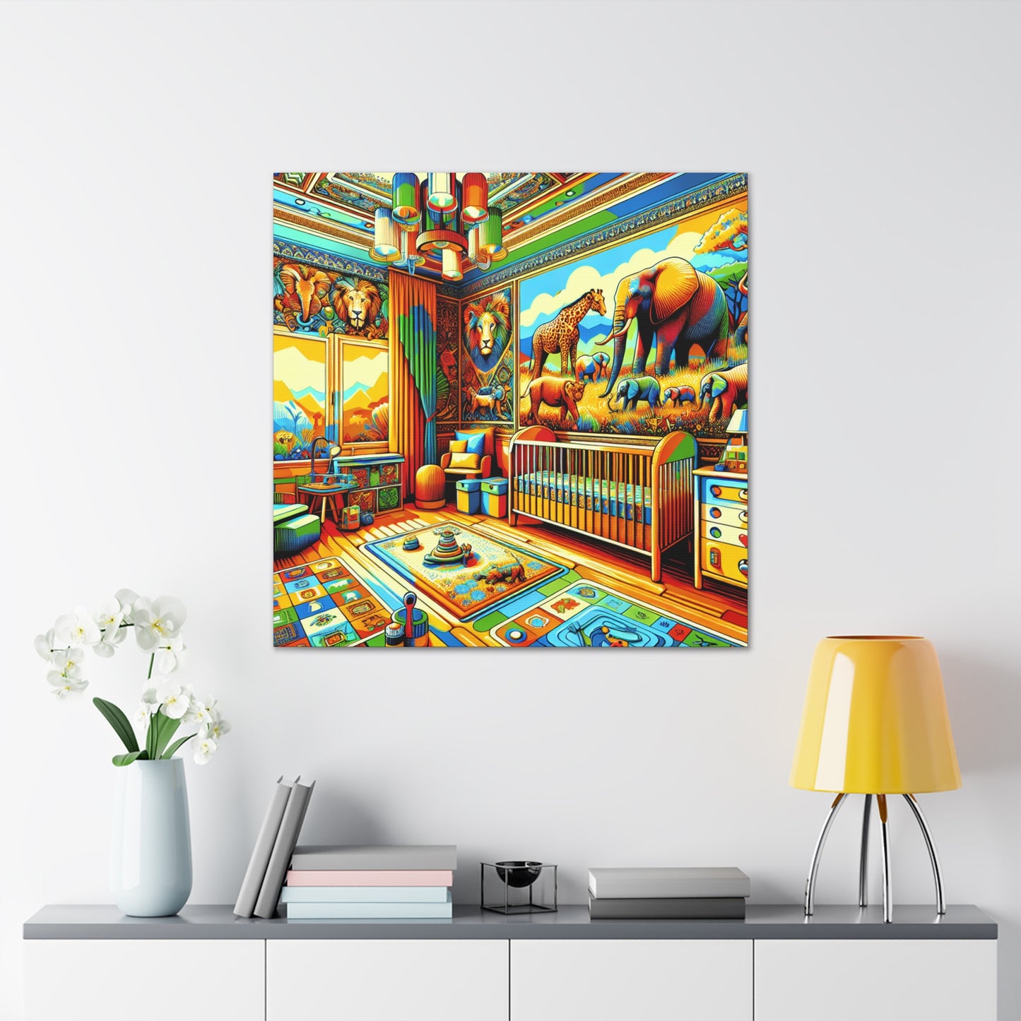 Safari Spectrum Serenade - Canvas