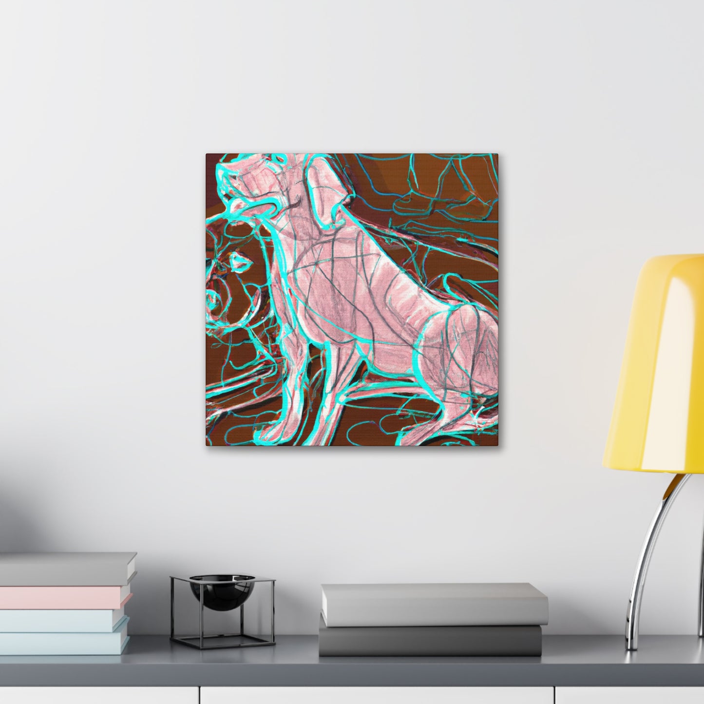 "Labrador Retriever Dreamscape" - Canvas