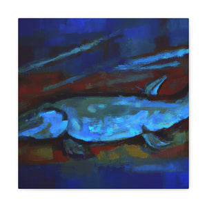 Pike Fish Expressionism - Canvas