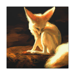 Fennec Fox Impressionism - Canvas