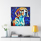 Beagle in Sunrise Glow - Canvas