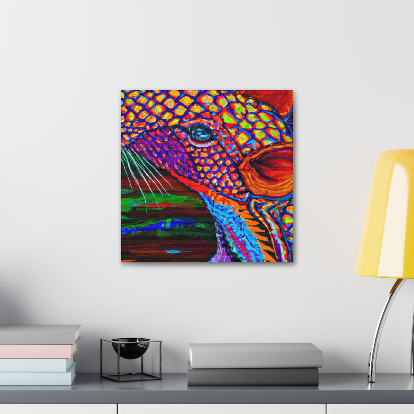 "Pangolin in India Glory" - Canvas