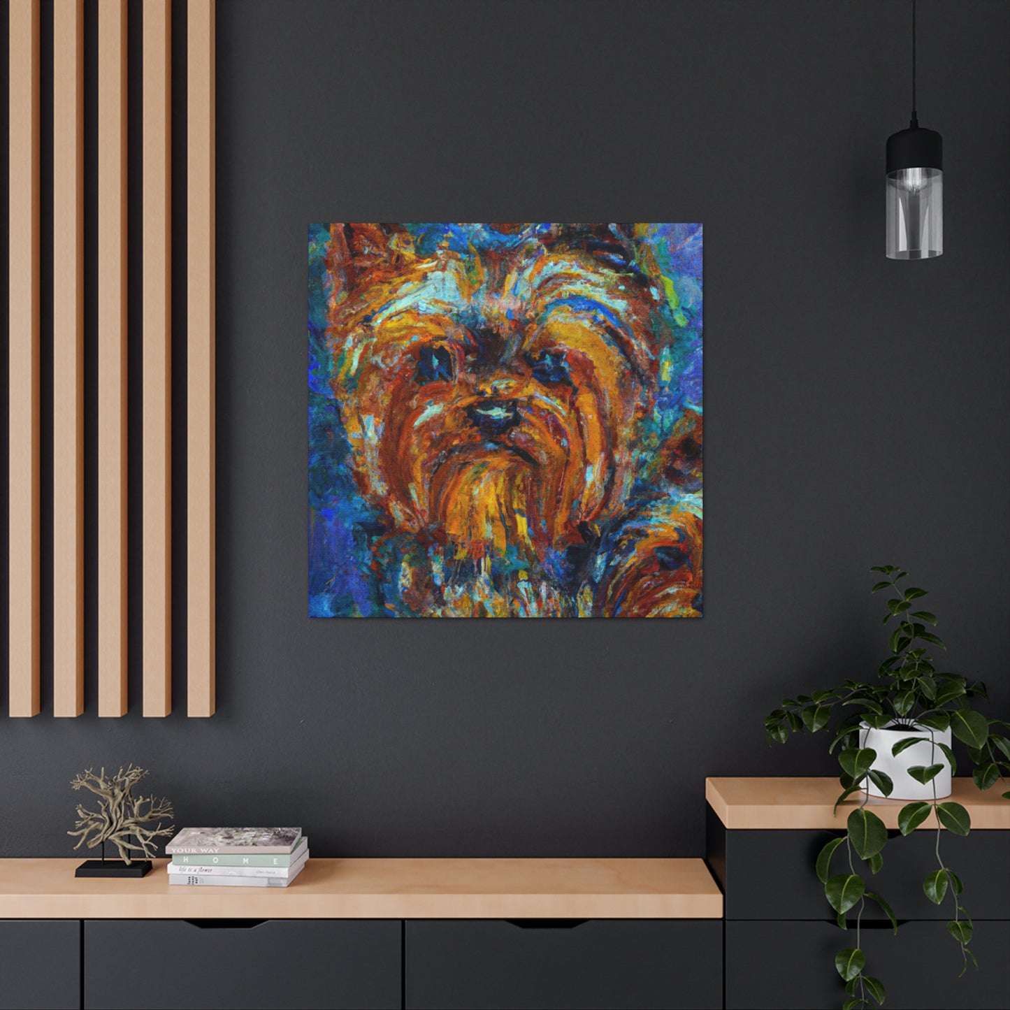 Dancing Yorkshire Terriers - Canvas