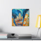 "New York Skyscape Visions" - Canvas