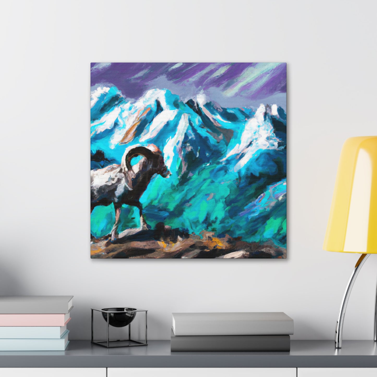 Big Horn Majesty. - Canvas