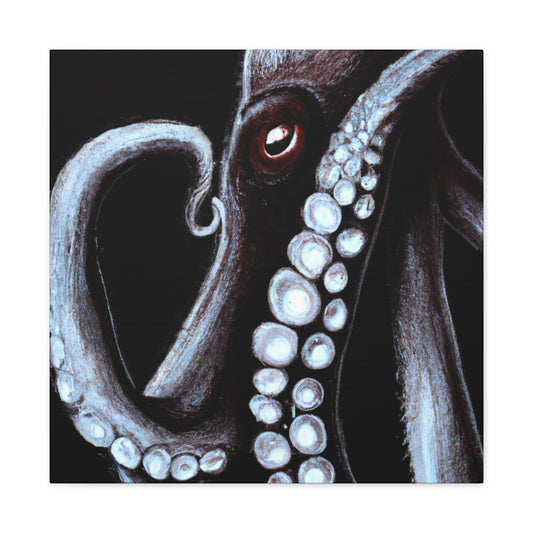 Octopus in Hyperrealism - Canvas