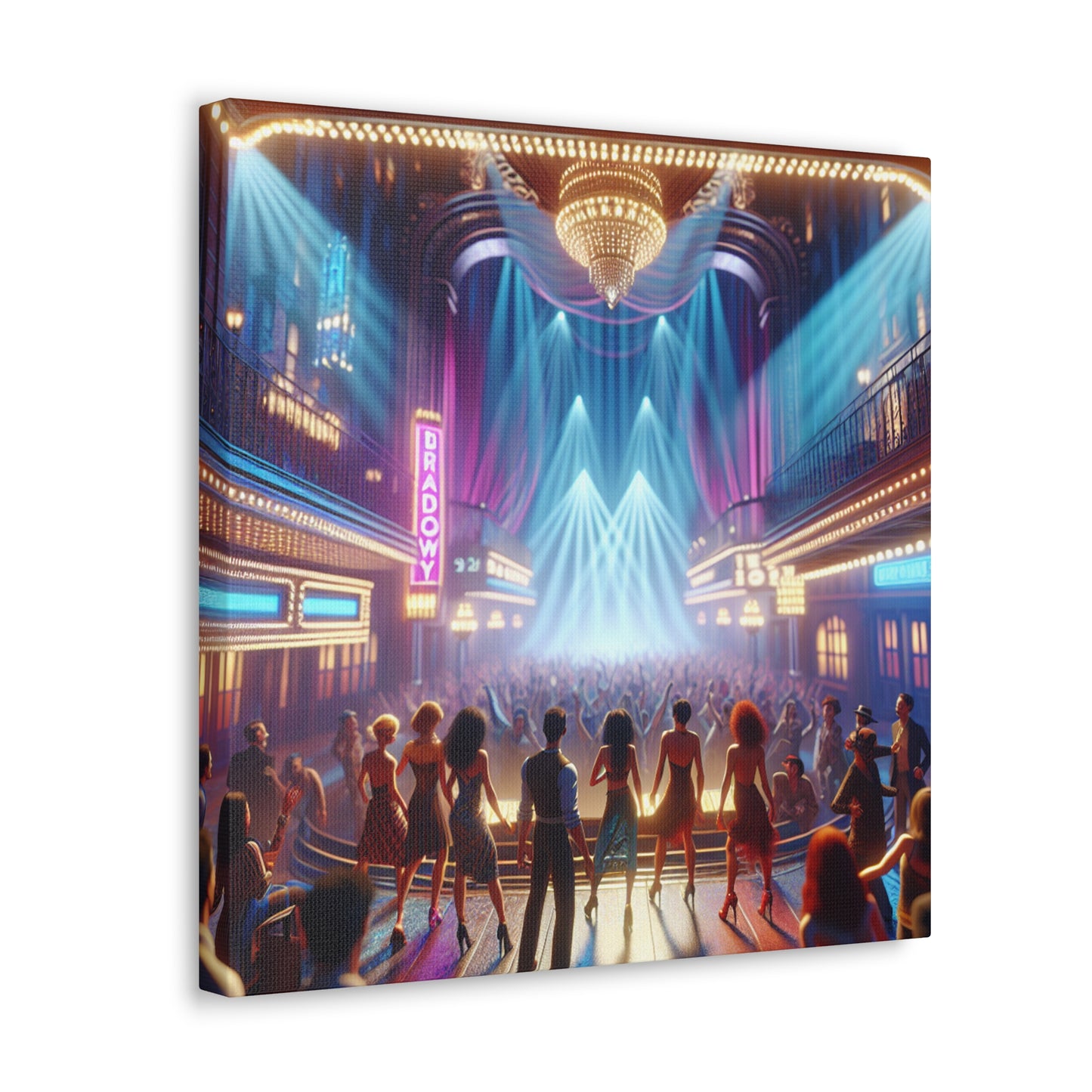 "Vibrant Broadway Spectacle" - Canvas