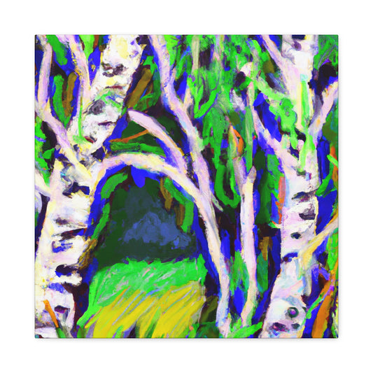 Birch Trees in Spring - Canvas