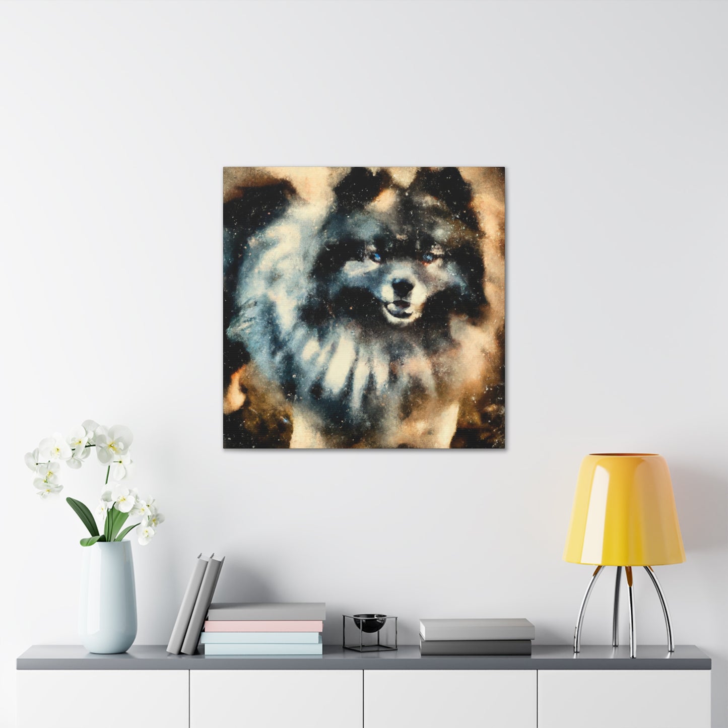 Fur and Whimsy Keeshond - Canvas