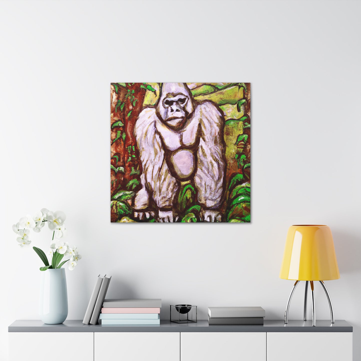 Gorilla Grandeur Portrait - Canvas