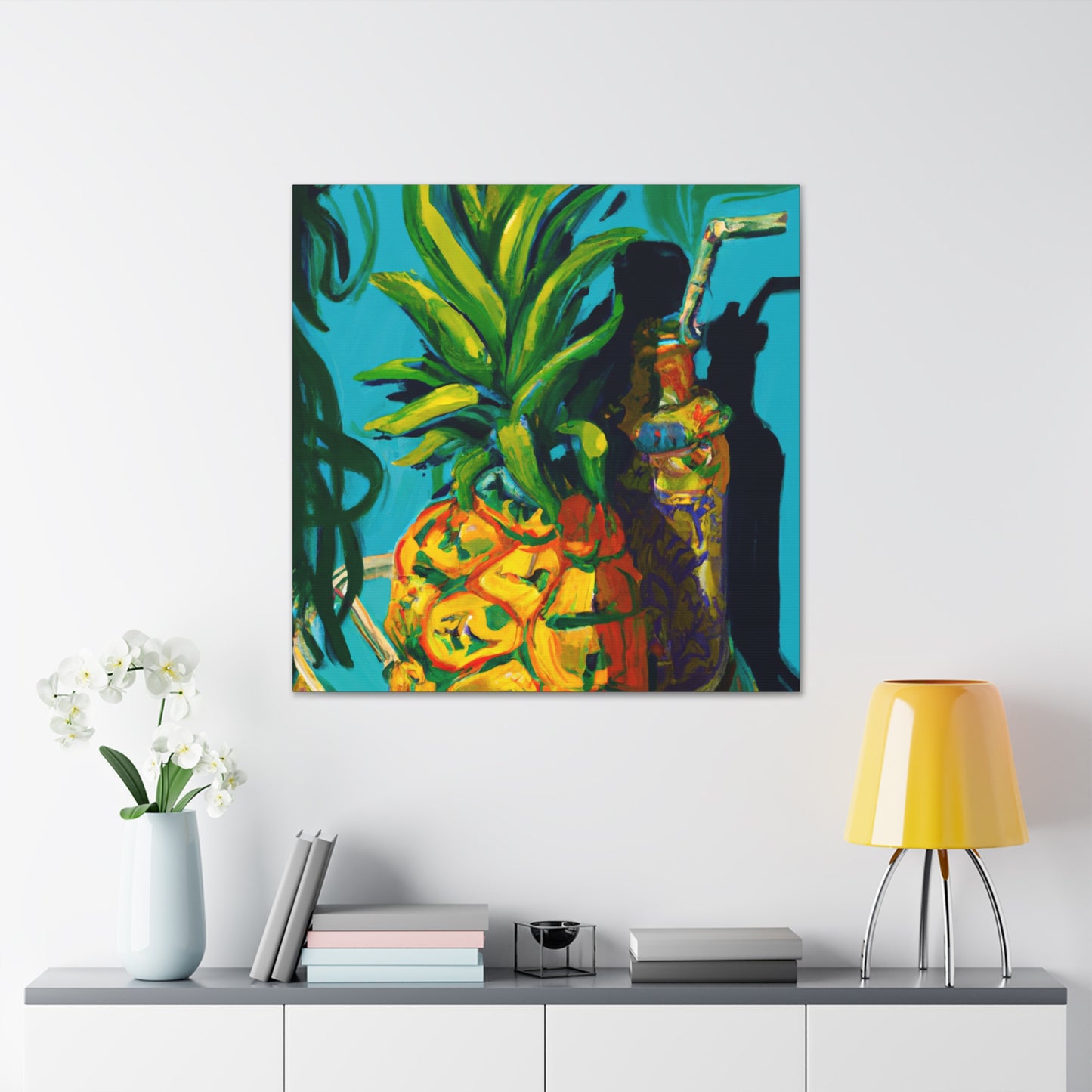 Pineapple in Neoclassicism - Canvas