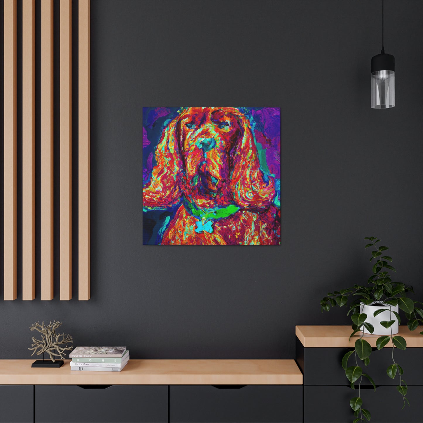 "Irish Setter Impressionism" - Canvas